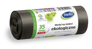 Worki na śmieci ekologiczne 35l stella Pack 15 sztuk