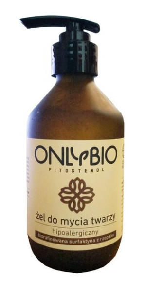 OnlyBio Fitosterol hipoalergiczny żel do mycia twarzy z rzepaku 250ml
