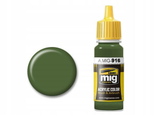 Farba akrylowa Green base A.MIG916 AMMO Mig