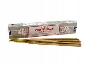 Biała Szałwia Nag Champa Naturalne Kadzidło 15g