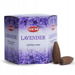 Kadzidełka cofające LAWENDA LAVENDER HEM 40szt