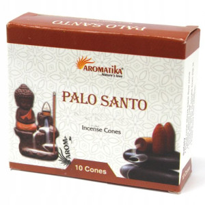 Kadzidełka stożkowe cofające ZAPACH PALO SANTO 10x
