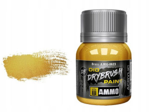 Farba akrylowa Brass A.MIG0623 AMMO Mig Jimenez