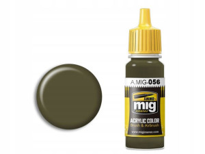 Farba akrylowa Green khaki RLM83 A.MIG056 AMMO Mig