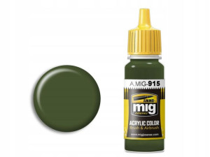 Farba akrylowa Dark green BS241 A.MIG915 AMMO Mig