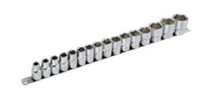 Nasadki na szynie 1/2", 10mm-32mm, 16 cz klucze nasadowe SELTA