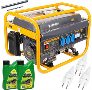 Agregat PRĄDOTWÓRCZY Generator 3000W 230V 12V AVR PM-AGR-3000M2S