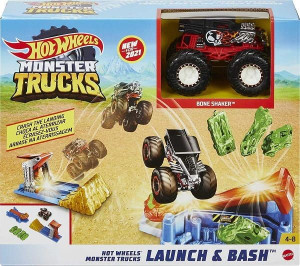 Hot Wheels Monster Truck Kaskaderskie Lądowanie