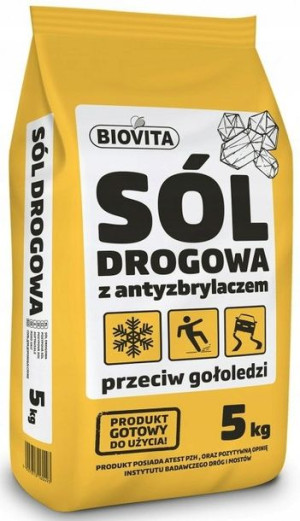 Biovita Sól drogowa przeciw gołoledzi 5kg