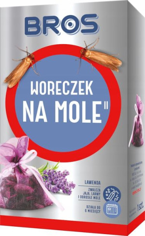 Bros Lawendowy Woreczek Na Mole