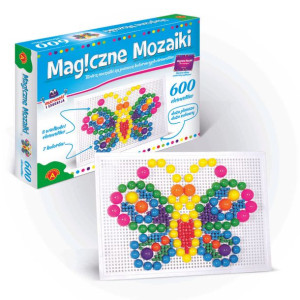 ALEXANDER Magiczne Mozaiki wpinanie guzików 600el.