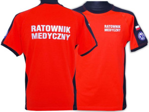 Koszulka ratownicza PRM-23 FLUO męska odblaskowa