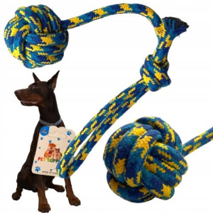Mocny Szarpak Gryzak Sznur Duża Zabawka Psa 41 Cm