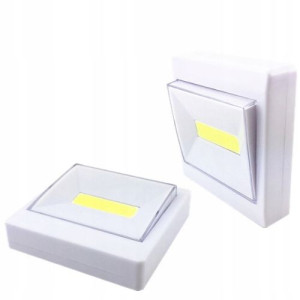 Lampka Nocna Led Przycisk Światła Na Magnes 4 Szt