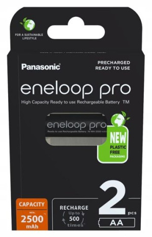 Akumulator NiMH Eneloop PRO AA (R6) 2500 mAh 2 szt