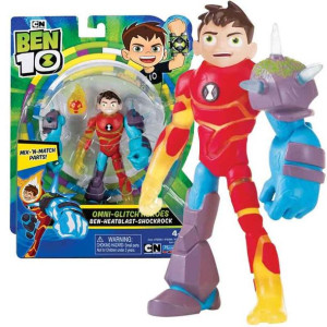 Ben 10 Figurka Heatblast Omni Glitch