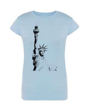 T-Shirt damski nadruk Statua Wolności Rozm.L