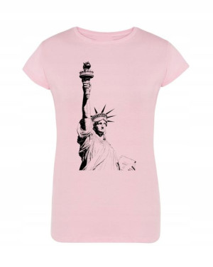 T-Shirt damski nadruk Statua Wolności Rozm.XXL