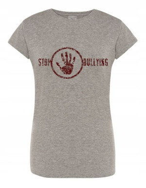 T-Shirt damski nadruk STOP BULLYING R.XL