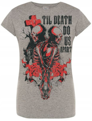 T-Shirt damski nadruk Til Death Rozm.M