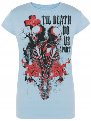 T-Shirt damski nadruk Til Death Rozm.XXL