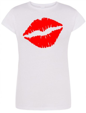 T-Shirt damski nadruk USTA CAŁUS Rozm.M