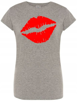 T-Shirt damski nadruk USTA CAŁUS Rozm.M