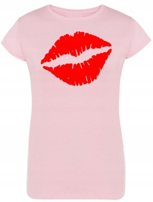 T-Shirt damski nadruk USTA CAŁUS Rozm.XXL