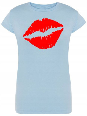 T-Shirt damski nadruk USTA CAŁUS Rozm.XXL
