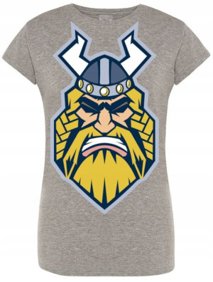 T-Shirt damski nadruk Viking Valhalla Rozm.M
