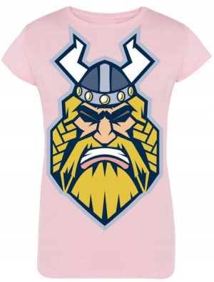 T-Shirt damski nadruk Viking Valhalla Rozm.M