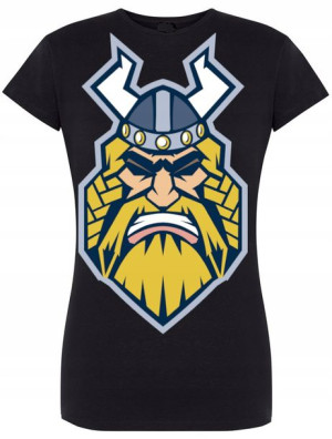 T-Shirt damski nadruk Viking Valhalla Rozm.XXL