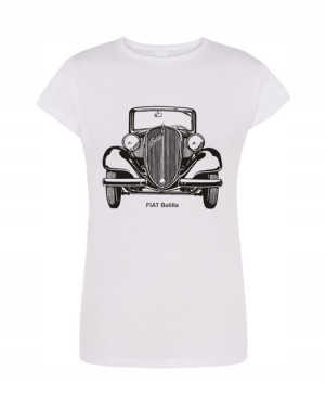T-Shirt damski nadruk vintage Fiat Balilla r.L