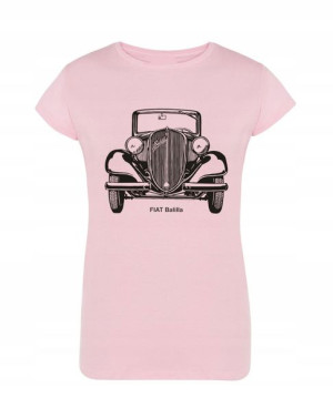 T-Shirt damski nadruk vintage Fiat Balilla r.L