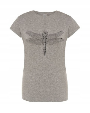 T-Shirt damski nadruk Ważka Rozm.L
