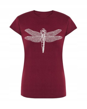T-Shirt damski nadruk Ważka Rozm.L