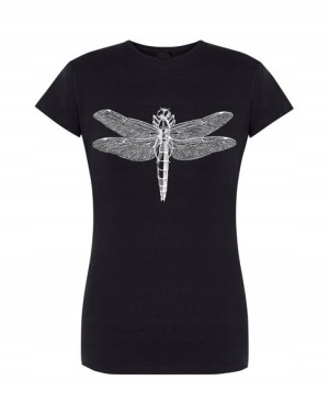 T-Shirt damski nadruk Ważka Rozm.S
