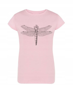 T-Shirt damski nadruk Ważka Rozm.XL