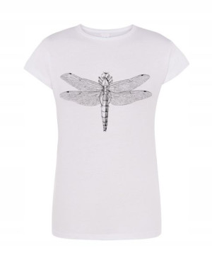 T-Shirt damski nadruk Ważka Rozm.XL