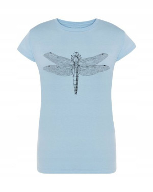 T-Shirt damski nadruk Ważka Rozm.XXL
