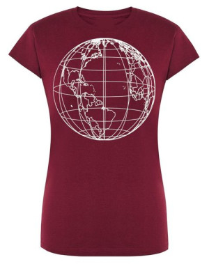 T-Shirt damski nadruk Ziemia Planeta r.M