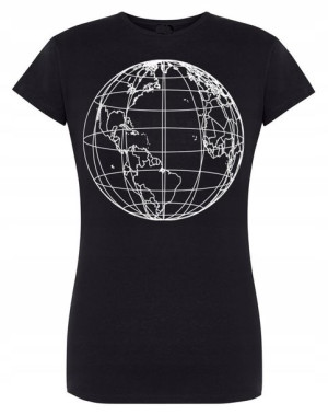 T-Shirt damski nadruk Ziemia Planeta r.XXL