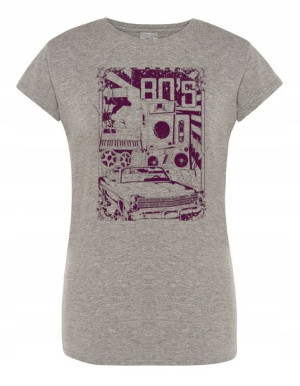T-Shirt damski RETRO nadruk lata 80te 80s r.L