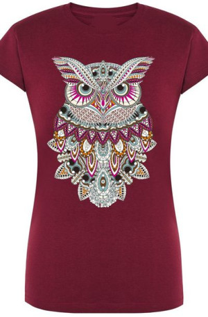T-Shirt Damski Sowa Super Modny Nadruk Rozm.L