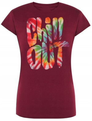 T-Shirt damski Tie Dye Chill Out Rozm.XXL