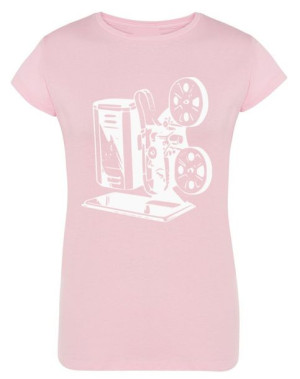T-Shirt damski vintage nadruk PROJEKTOR r.L