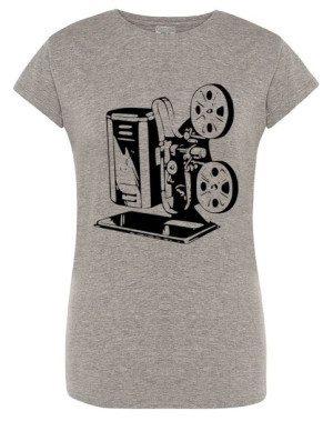T-Shirt damski vintage nadruk PROJEKTOR r.L