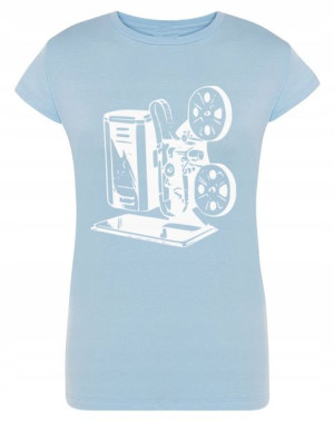 T-Shirt damski vintage nadruk PROJEKTOR r.XL