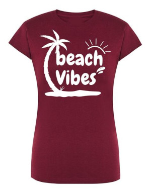 T-Shirt damski wakacyjny nadruk Beach Vibes r.L