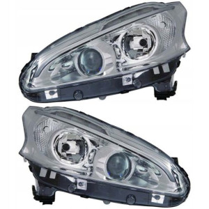 Reflektory Lampy Peugeot 208 '12- Komplet Depo